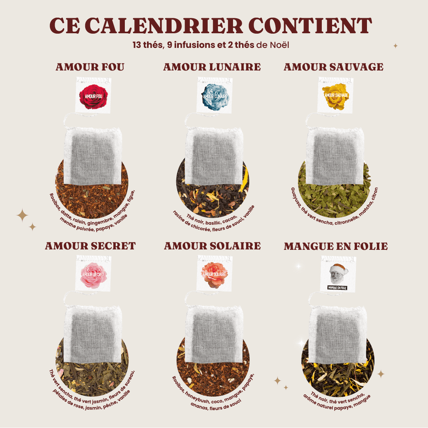 Le calendrier de l'Avent dégustation format livre