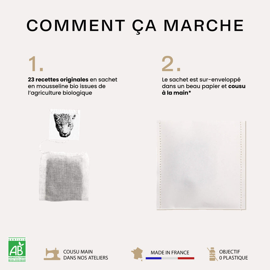 La boîte BAL de 3 sachets de thé personnalisés (Pro)