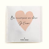 Sachet de graines à semer - Anniversaire coeur tendre | Sachet de graines personnalisé