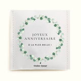 Sachet de graines à semer - Anniversaire couronne végétale | Sachet de graines personnalisé