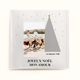 Sachet de thé - photo souvenir pour Noël | Sachet de thé personnalisé