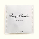 Sachet de thé sur mesure pour votre mariage